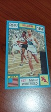 Adesivo Panini #167 Olimpiadi 1896-1972 M. WHITFIELD USA Race nuovo 