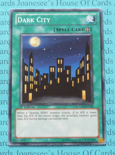 Dark city lcgx en144 oh - dark, yu-gi-oh