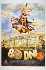 IL GIRO DEL MONDO IN 80 GIORNI 23x33 poster originale film ceco 2004 JACKIE CHAN