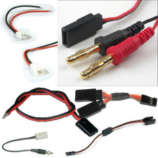 CAVETTI PROLUNGHE PRISMALIA MANTUA MODEL CON CONNETTORI FUTABA RC CAR TAMIYA 