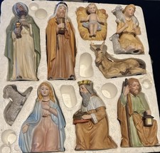 Vintage Homco Natività Set 9