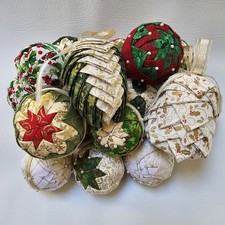 17 Palline di Natale Patchwork