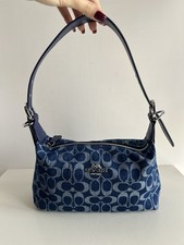 Borsa Coach New York In Denim