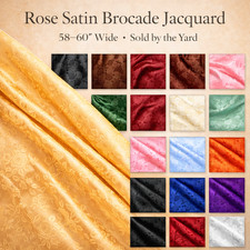 Tessuto broccato jacquard raso