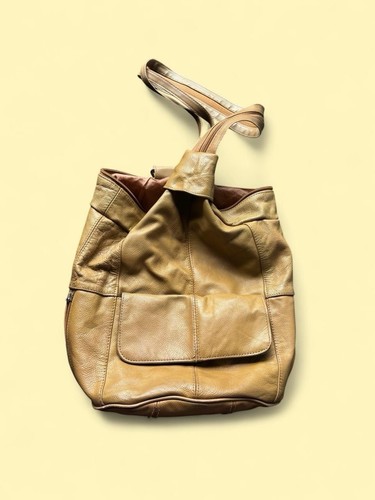 Zaino pelle marrone - pelle,