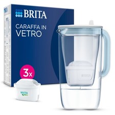 BRITA Caraffa filtrante vetro (2.5L) incl. 3x BRITA filtri MAXTRA PRO All-in-1
