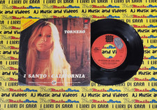 LP*45 7'' I SANTO CALIFORNIA Tornero' Se davvero mi vuoi bene 1974 italy YEP 663