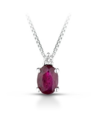 Girocollo oro bianco 18kt - oro,