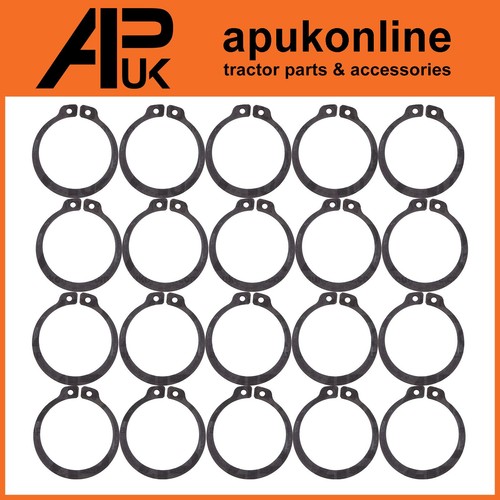 20x clip circolari esterni - clip,