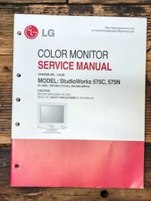 LG StudioWorks 575C 575N Monitor Manuale di servizio *Originale*