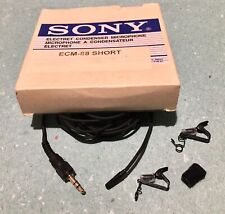 Sony ECM88 Lavalier microphone for Sennheiser transmitters
