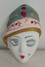 Maschera veneziana ceramica - maschera, in