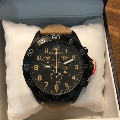 Nautica nst nero pelle - nst, nero/pelle