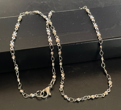 Collana rosario acciaio - in,