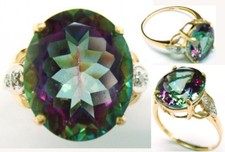 ANELLO ORO Unisex TOPAZIO