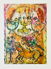 Lithographie marc chagall 1961 - lithographie,