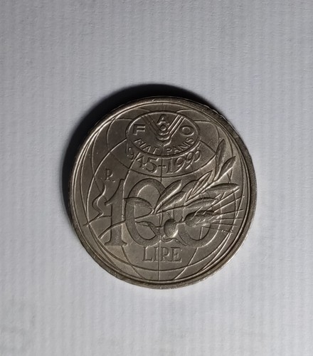 100 lire fao 1945 1995 - 100, 1945-1995
