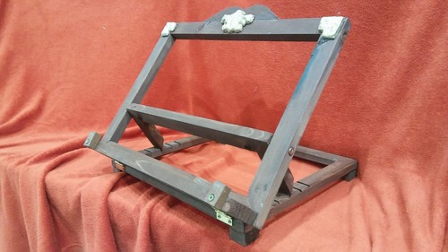 Leggio legno con fregi - leggio,
