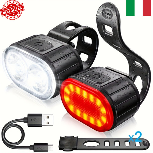 Set luci ricaricabili per - set, di