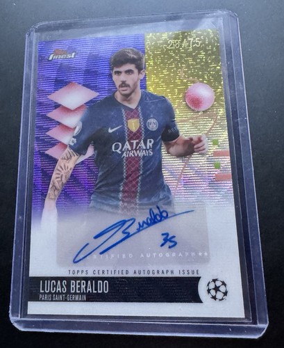 Autografo lucas beraldo 75 - lucas,