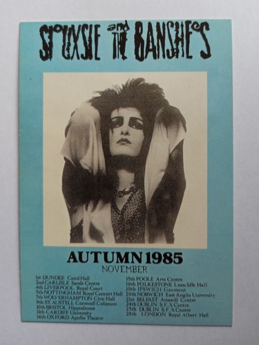 Carte postale siouxsie and - and, the