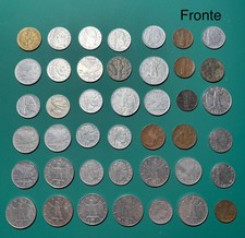 LOTTO - 42 MONETE ANTICHE ITALIANE - Dal 1920 ca. al 1941 ca.