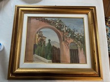 Scorcio Di Paese Dipinto A