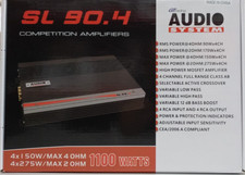 Audio System SL 90.4 Amplificatore Quattro Canali 1100W Max
