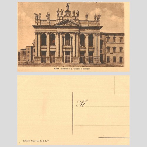 Vintage postcard roma - postcard,