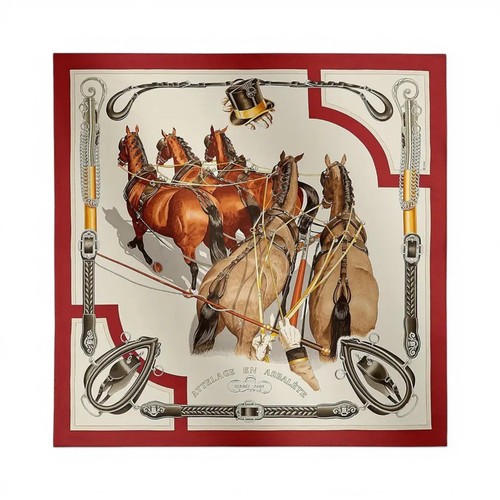 Hermès sciarpa attelage - sciarpa, en