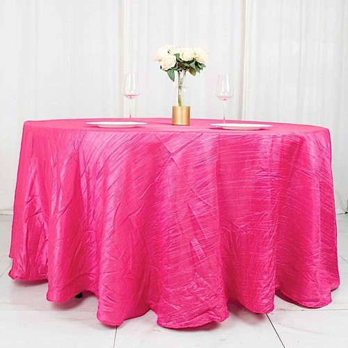 Tovaglia rotonda fucsia - tovaglia, 120"