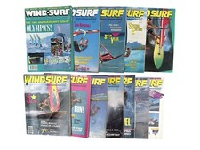 Lotto Vintage Completo 1989 Wind Surf 12 Rivista Windsurf Vela Surf
