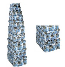 Set 10 scatole regalo foderate