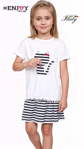 Abito vestito bimba cotone - bimba, in