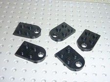 5 x LEGO black Plate ref 3176