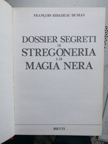 Magia dossier segreti di - dossier,