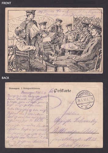 Cartolina epoca wwi feldpost - wwi,