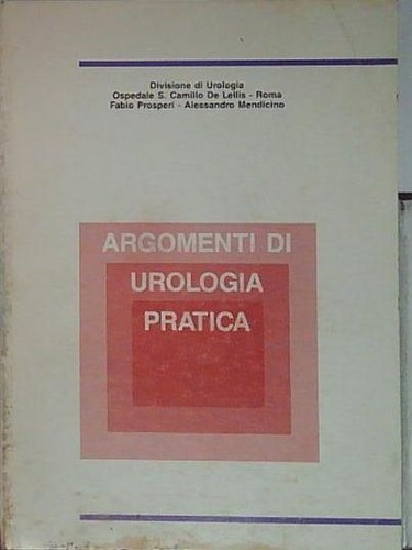 Argomenti urologia pratica - ,