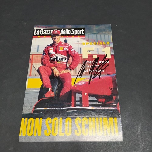 Autografo del pilota michael - autografo,