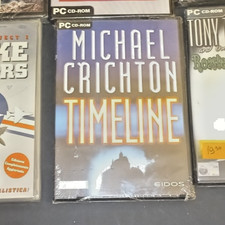 TIMELINE michael CRICHTON eidos NUOVO sigillato pc cd dvd rom p2+