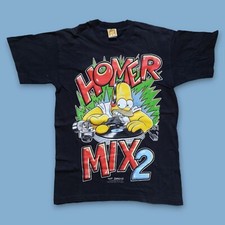 The Simpsons Homer Mix 2 Vintage Authentic T Shirt 1998 Size S FOX TV Official