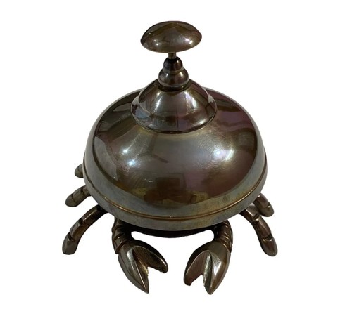 Vintage antico ottone crab - vintage,