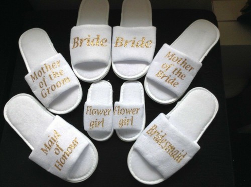 Pantofole spa sposa - sposa, matrimonio