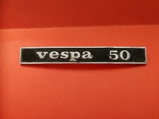 Vespa Piaggio 50 Fregio Scritta Originale Stemma Badge Logo