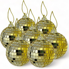 Set Di Palline a Specchio Da Appendere: Palla Da Discoteca, Palline Di Natale E 