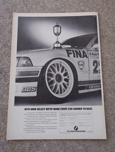 Original bmw 318i btcc - 318i, advert