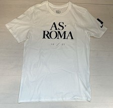 7658 NIKE AS ROMA 1927 T-SHIRT MANICA CORTA MAGLIA MAGLIETTA COTTONE