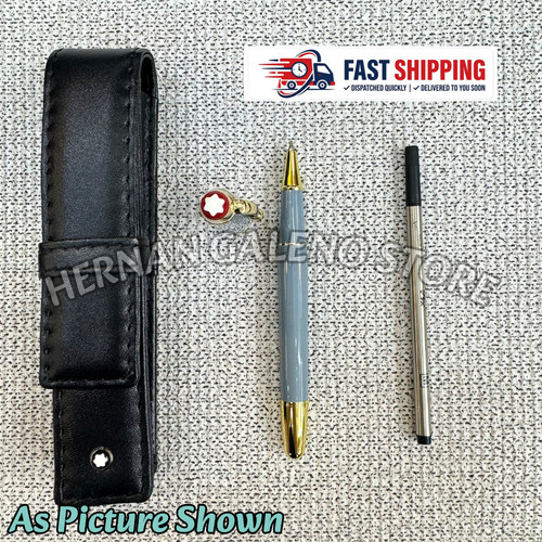 Penna roller montblanc 163 blu - 163,