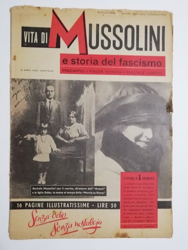 Vita mussolini storia del - e,