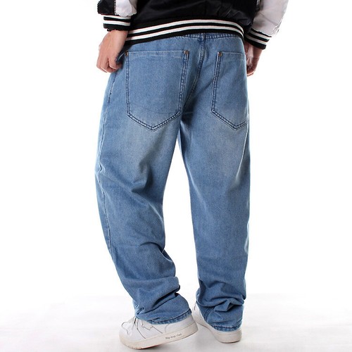 Jeans uomo blu larghi - , hip-hop